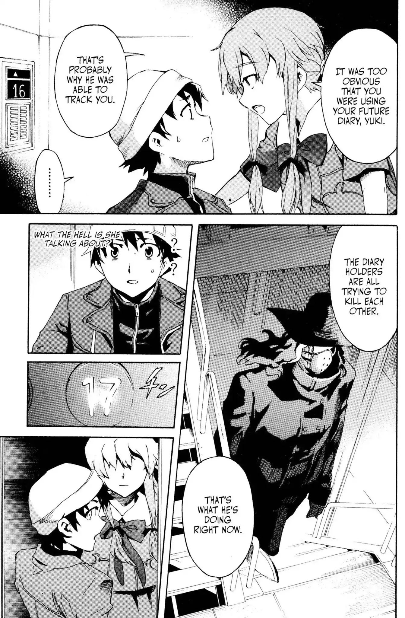 Mirai Nikki Chapter 1 page 45 - Chapter 1: Vol.1 Diary 1: Future Diary