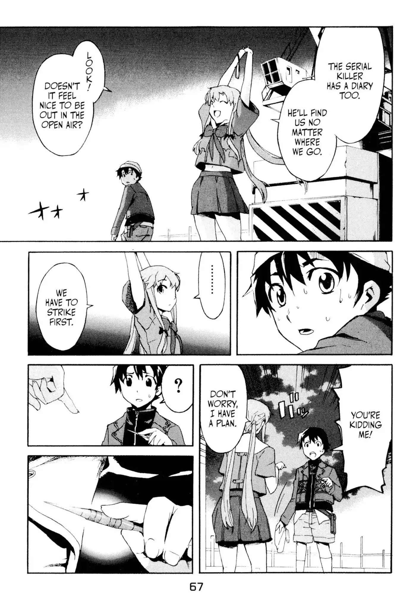 Mirai Nikki Chapter 1 page 47 - Chapter 1: Vol.1 Diary 1: Future Diary