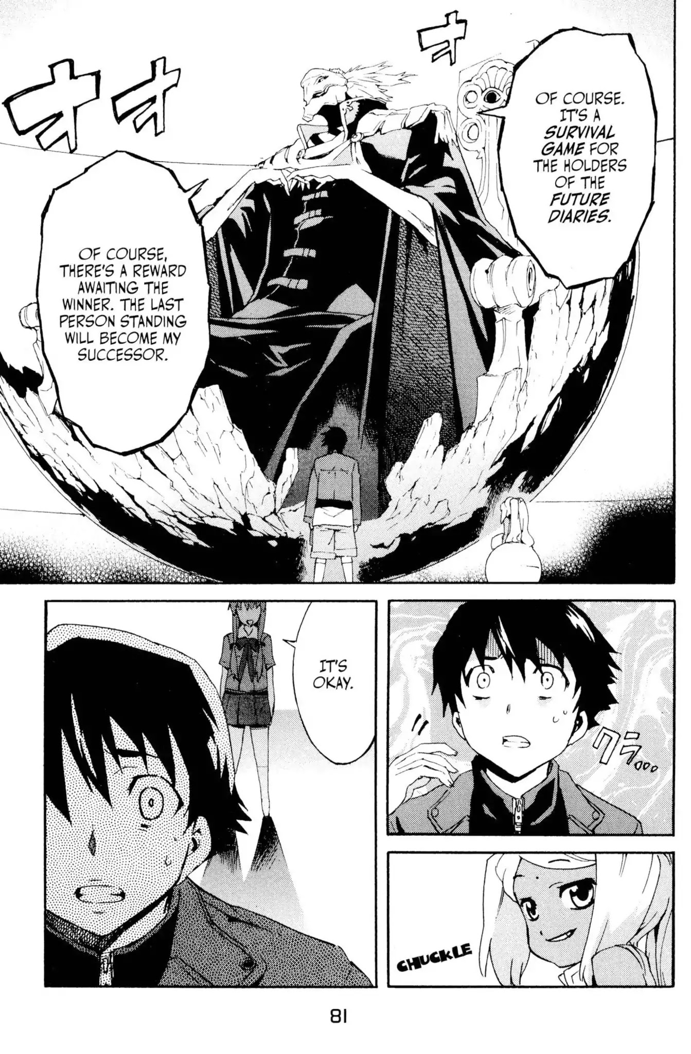 Mirai Nikki Chapter 1 page 61 - Chapter 1: Vol.1 Diary 1: Future Diary