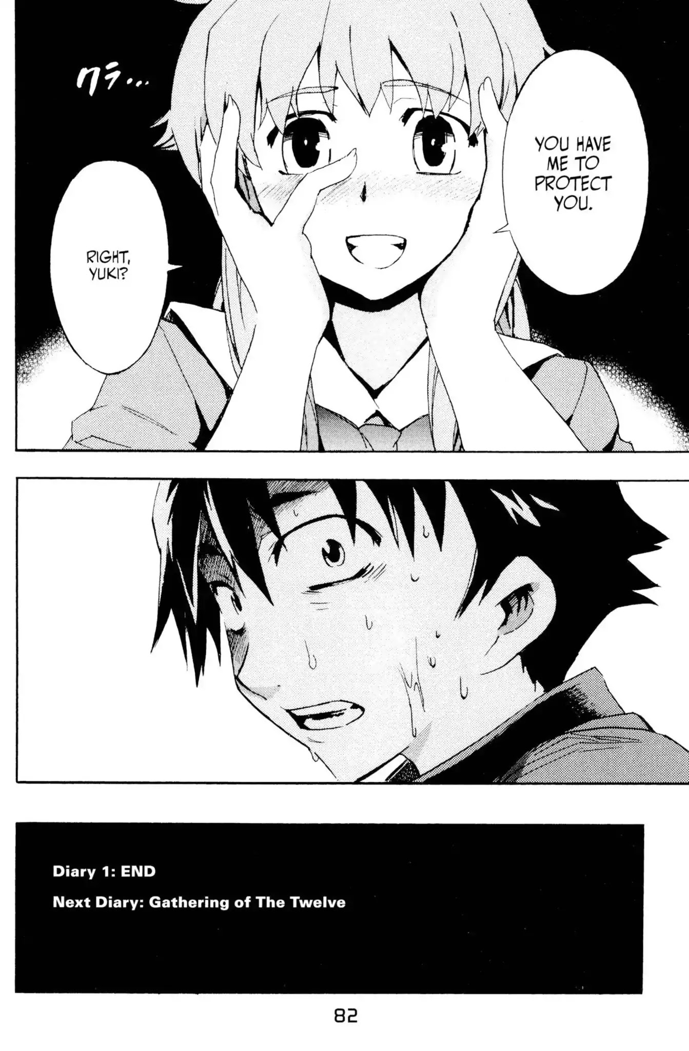 Mirai Nikki Chapter 1 page 62 - Chapter 1: Vol.1 Diary 1: Future Diary