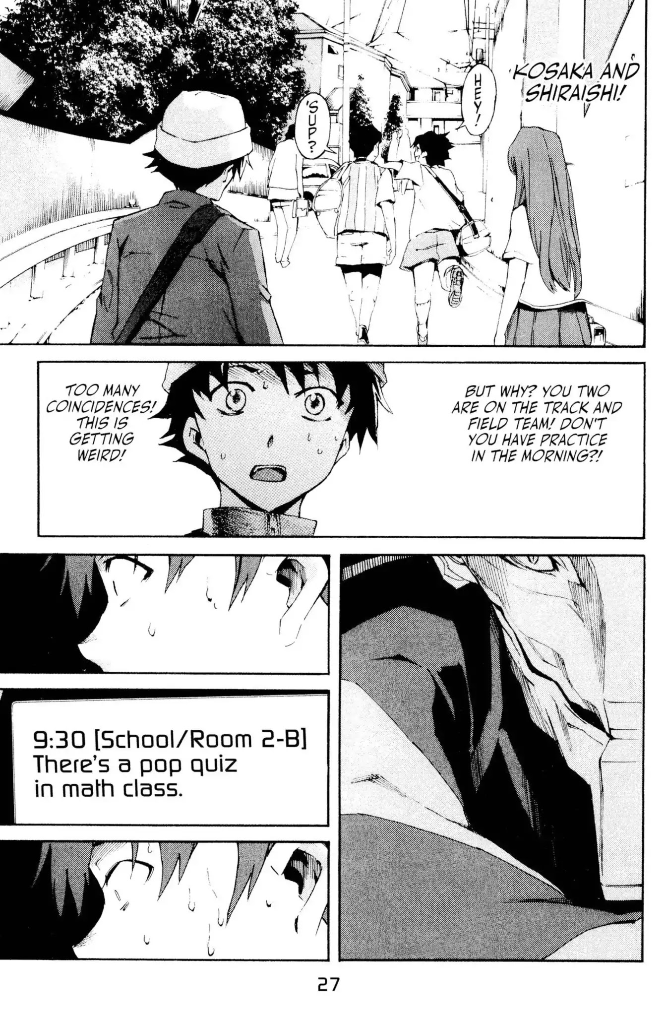 Mirai Nikki Chapter 1 page 7 - Chapter 1: Vol.1 Diary 1: Future Diary