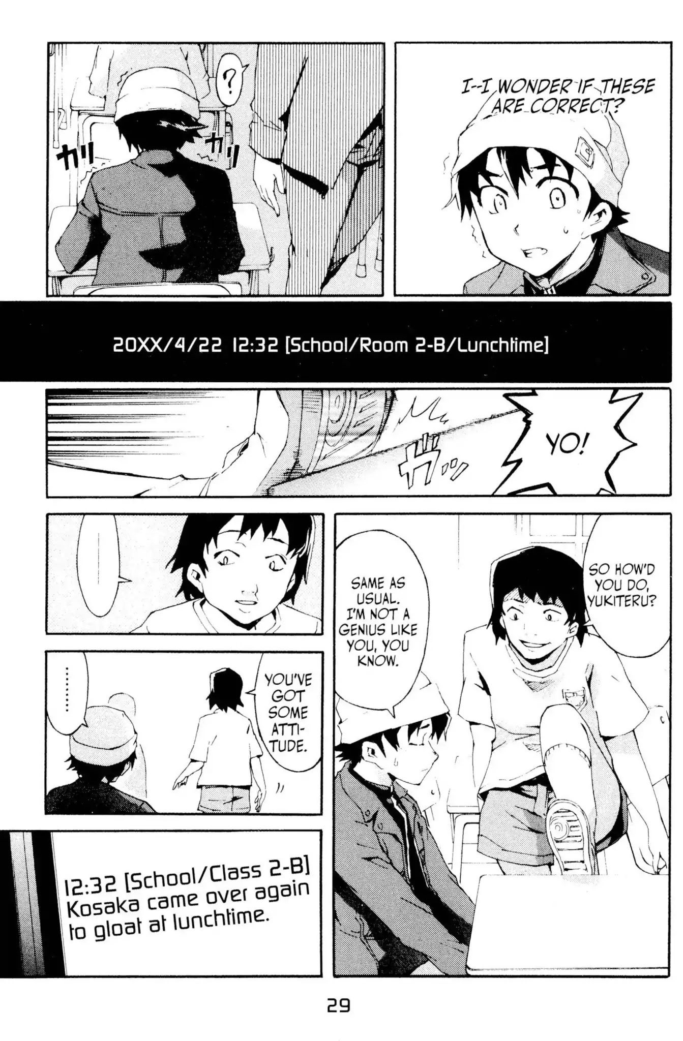 Mirai Nikki Chapter 1 page 9 - Chapter 1: Vol.1 Diary 1: Future Diary