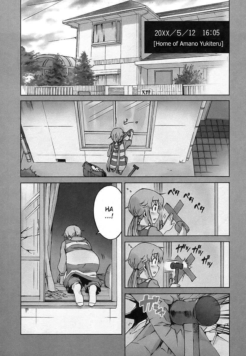 Mirai Nikki Chapter 10 page 2 - Chapter 10: Yuno Gasai's Happy Day