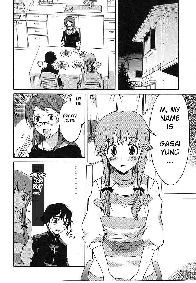 Mirai Nikki Chapter 10 page 20 - Chapter 10: Yuno Gasai's Happy Day