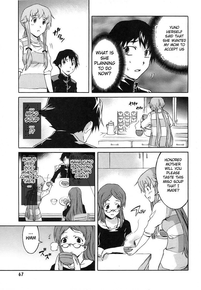 Mirai Nikki Chapter 10 page 21 - Chapter 10: Yuno Gasai's Happy Day