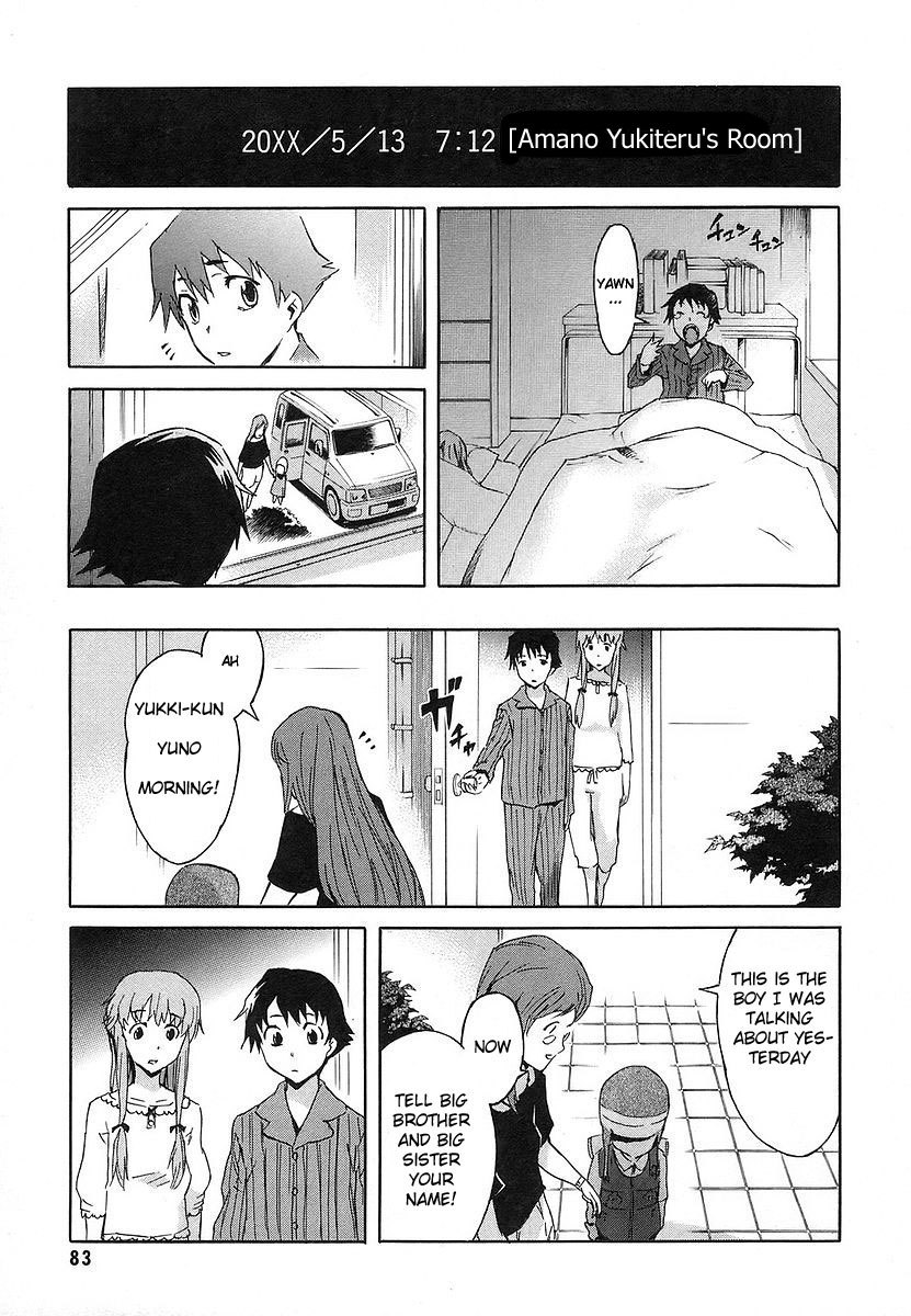 Mirai Nikki Chapter 10 page 35 - Chapter 10: Yuno Gasai's Happy Day