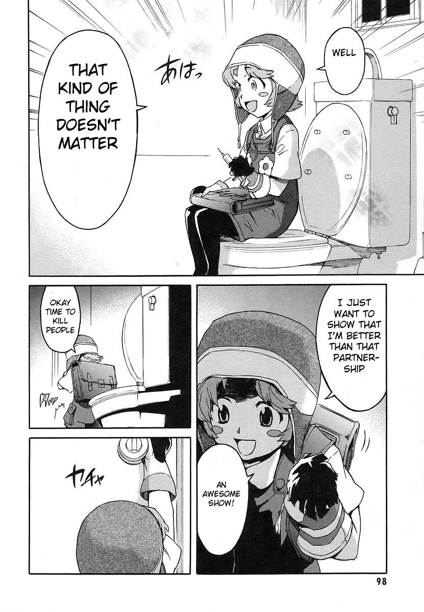 Mirai Nikki Chapter 11 page 11 - Chapter 11: First Day - Child Combo Kill