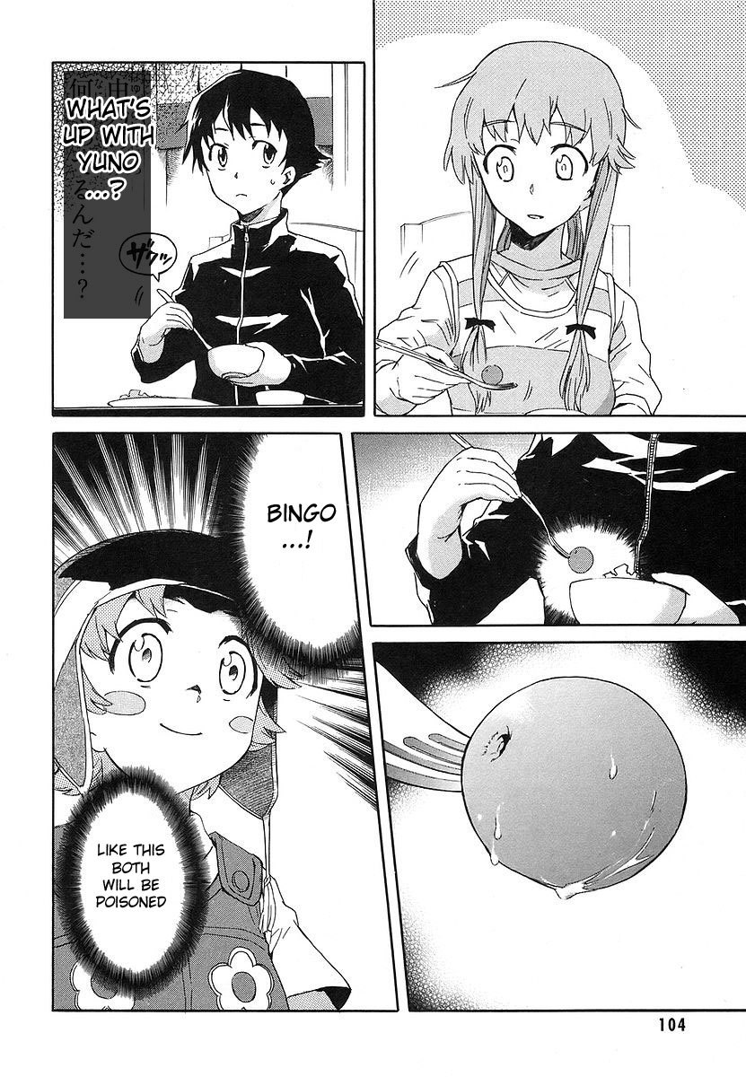 Mirai Nikki Chapter 11 page 17 - Chapter 11: First Day - Child Combo Kill