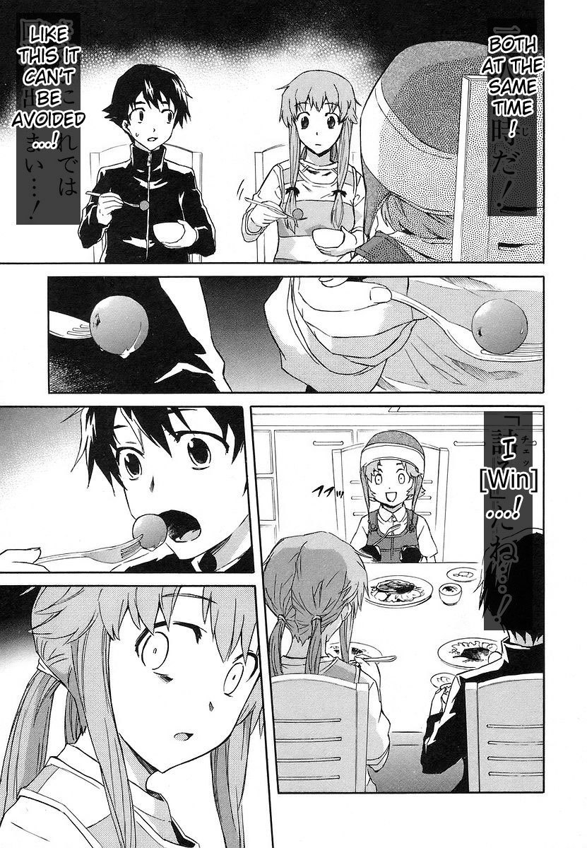 Mirai Nikki Chapter 11 page 18 - Chapter 11: First Day - Child Combo Kill