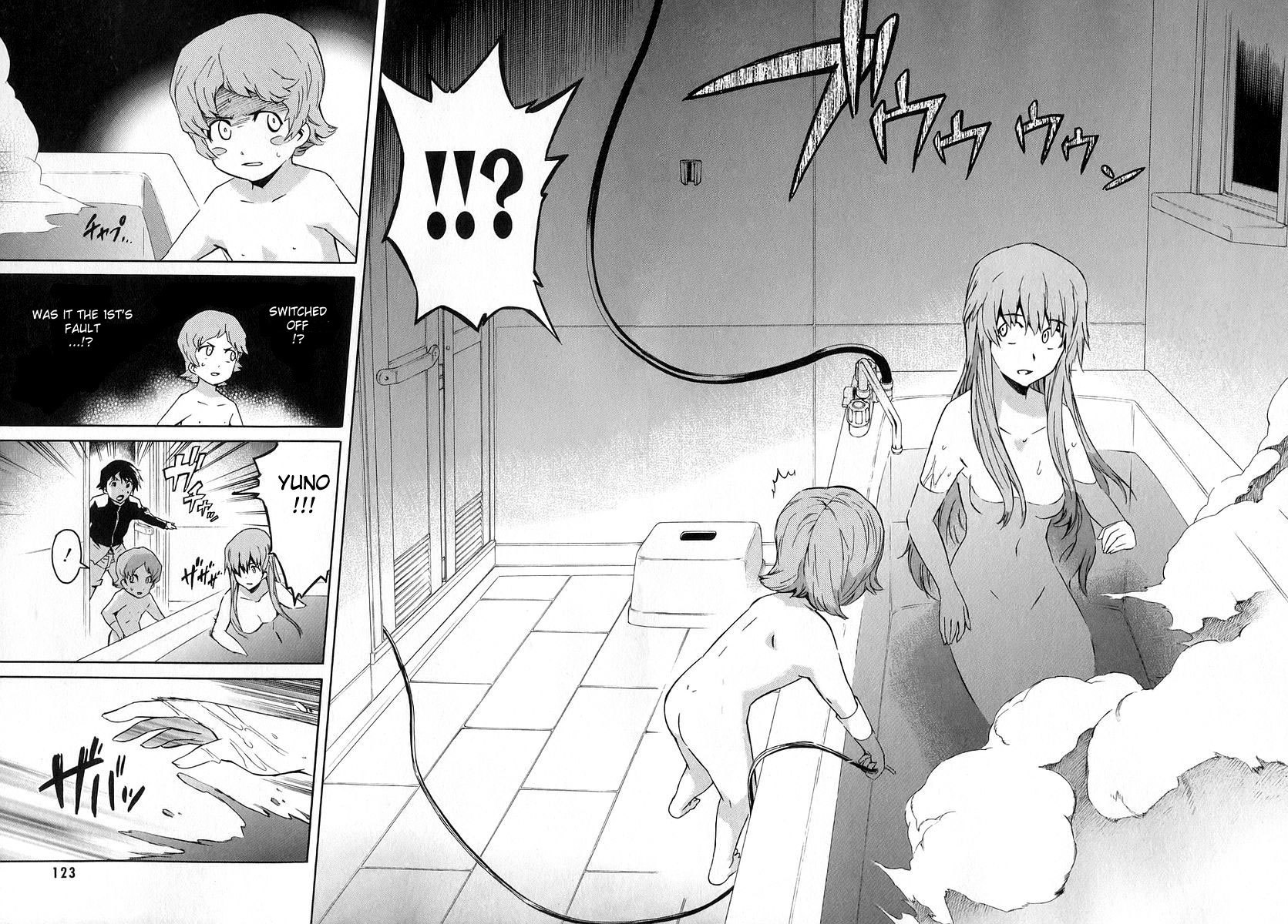 Mirai Nikki Chapter 11 page 35 - Chapter 11: First Day - Child Combo Kill