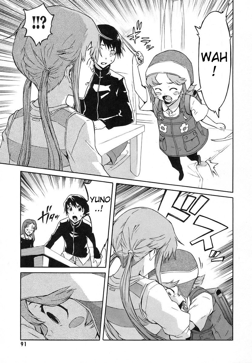 Mirai Nikki Chapter 11 page 4 - Chapter 11: First Day - Child Combo Kill