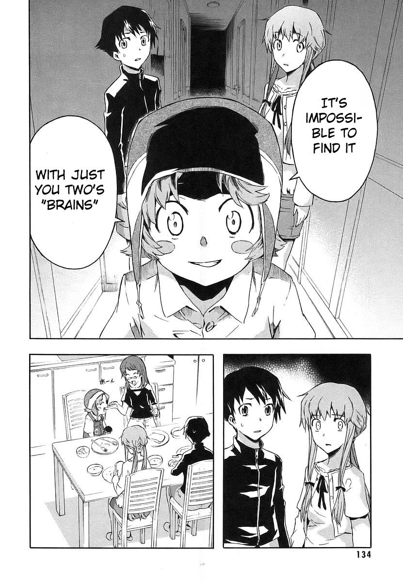 Mirai Nikki Chapter 12 page 10 - Chapter 12: Second Day - Suspicious Toybox
