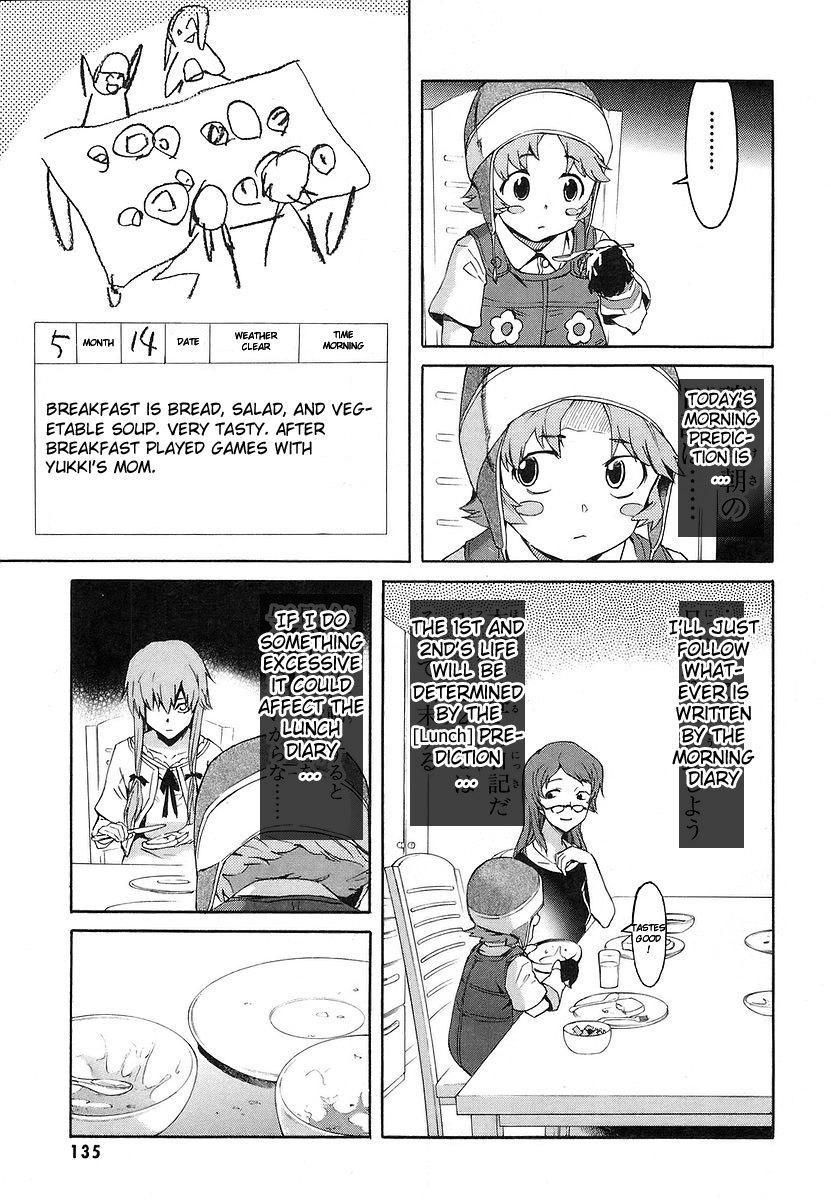 Mirai Nikki Chapter 12 page 11 - Chapter 12: Second Day - Suspicious Toybox
