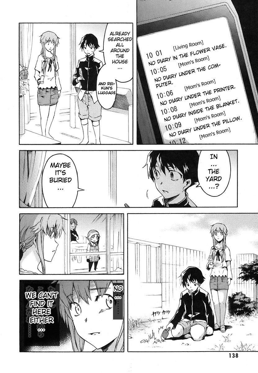Mirai Nikki Chapter 12 page 14 - Chapter 12: Second Day - Suspicious Toybox