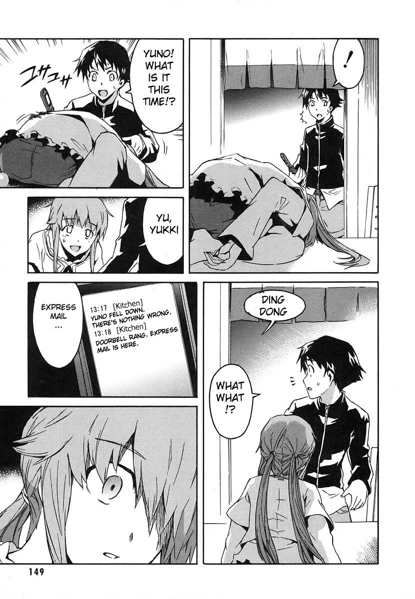 Mirai Nikki Chapter 12 page 25 - Chapter 12: Second Day - Suspicious Toybox
