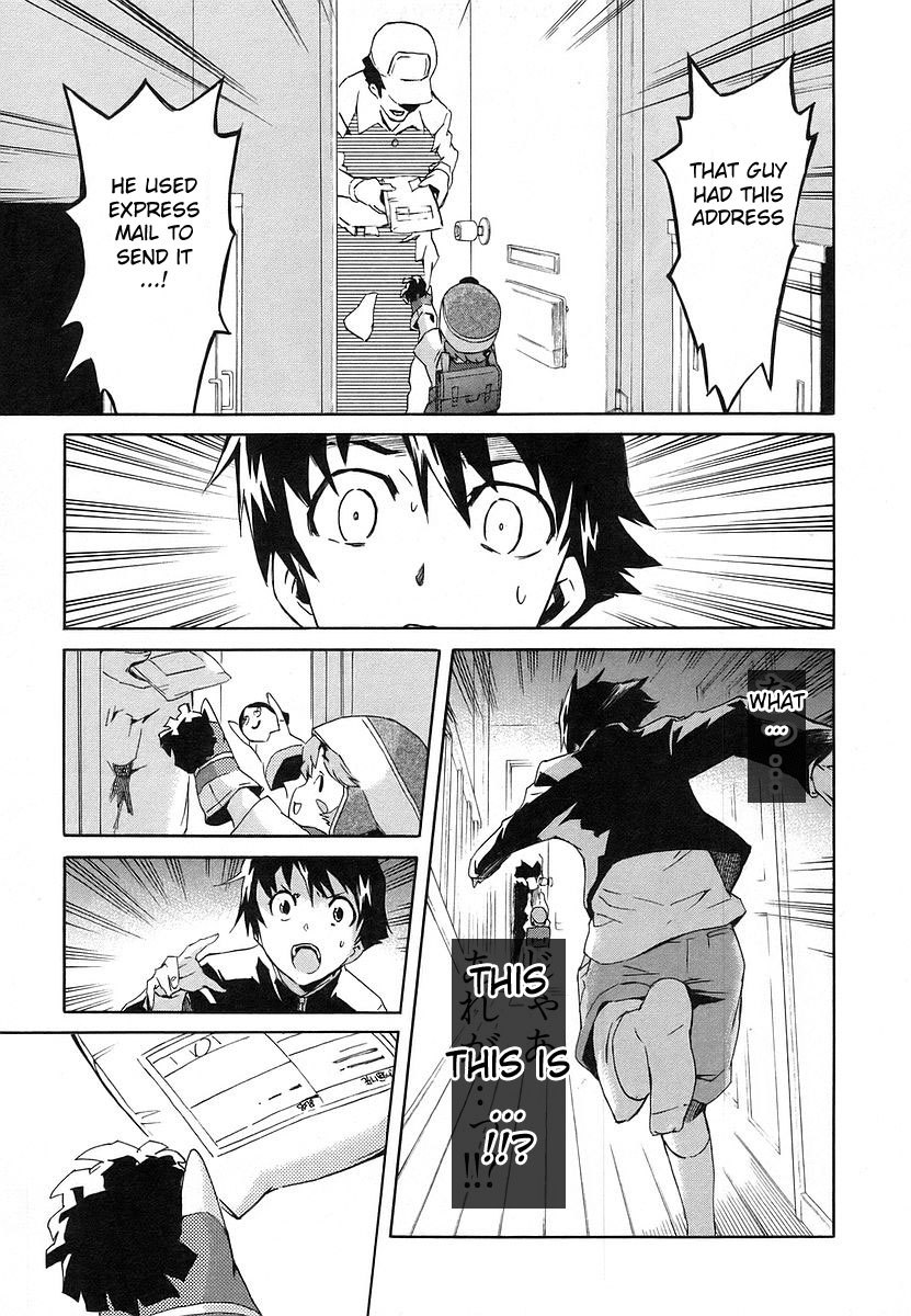 Mirai Nikki Chapter 12 page 27 - Chapter 12: Second Day - Suspicious Toybox