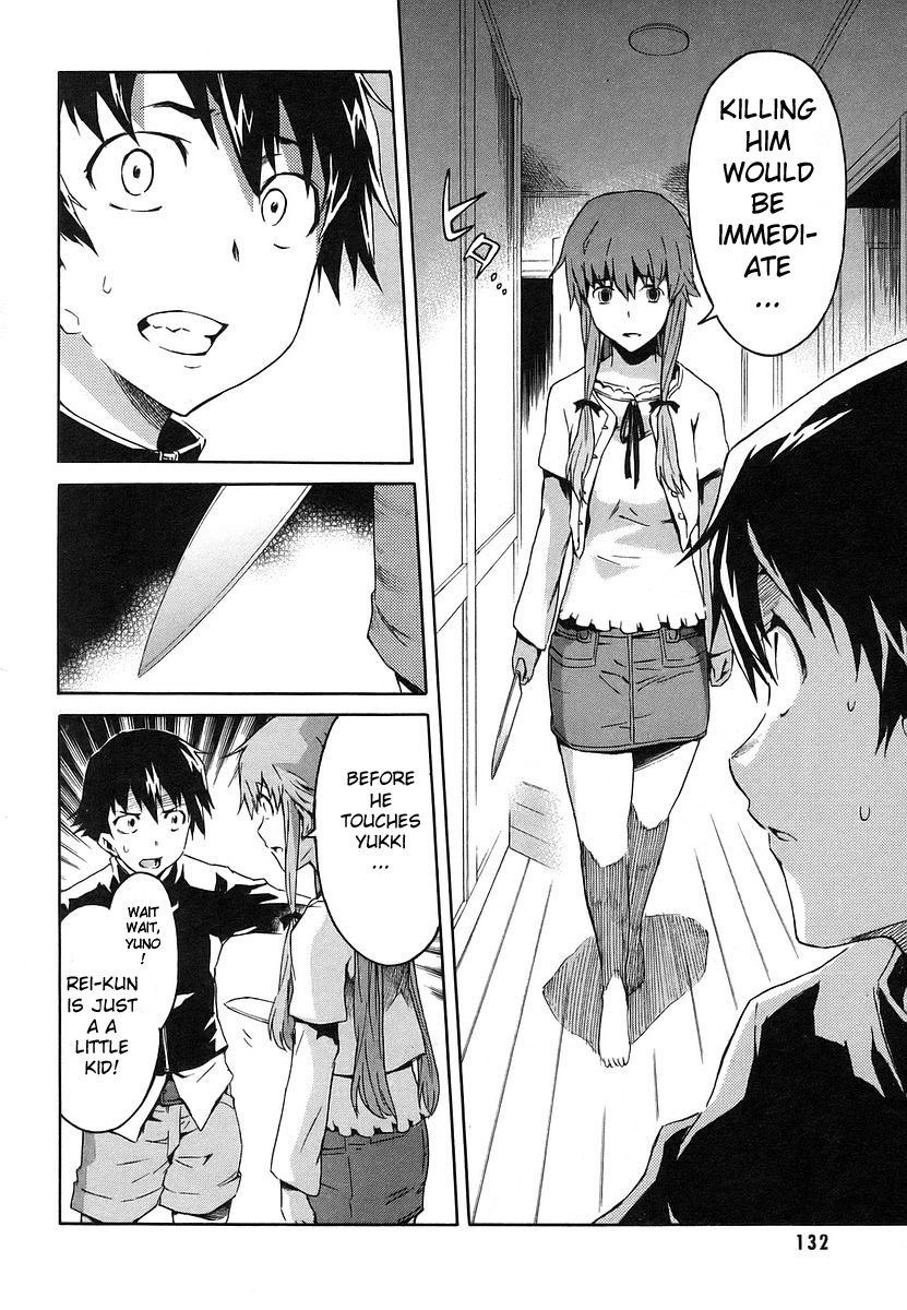 Mirai Nikki Chapter 12 page 8 - Chapter 12: Second Day - Suspicious Toybox