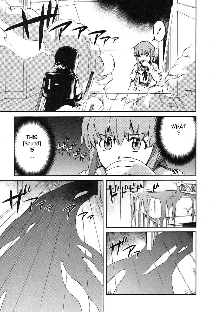 Mirai Nikki Chapter 13 page 18 - Chapter 13: Third Day - Battlefield Playhouse