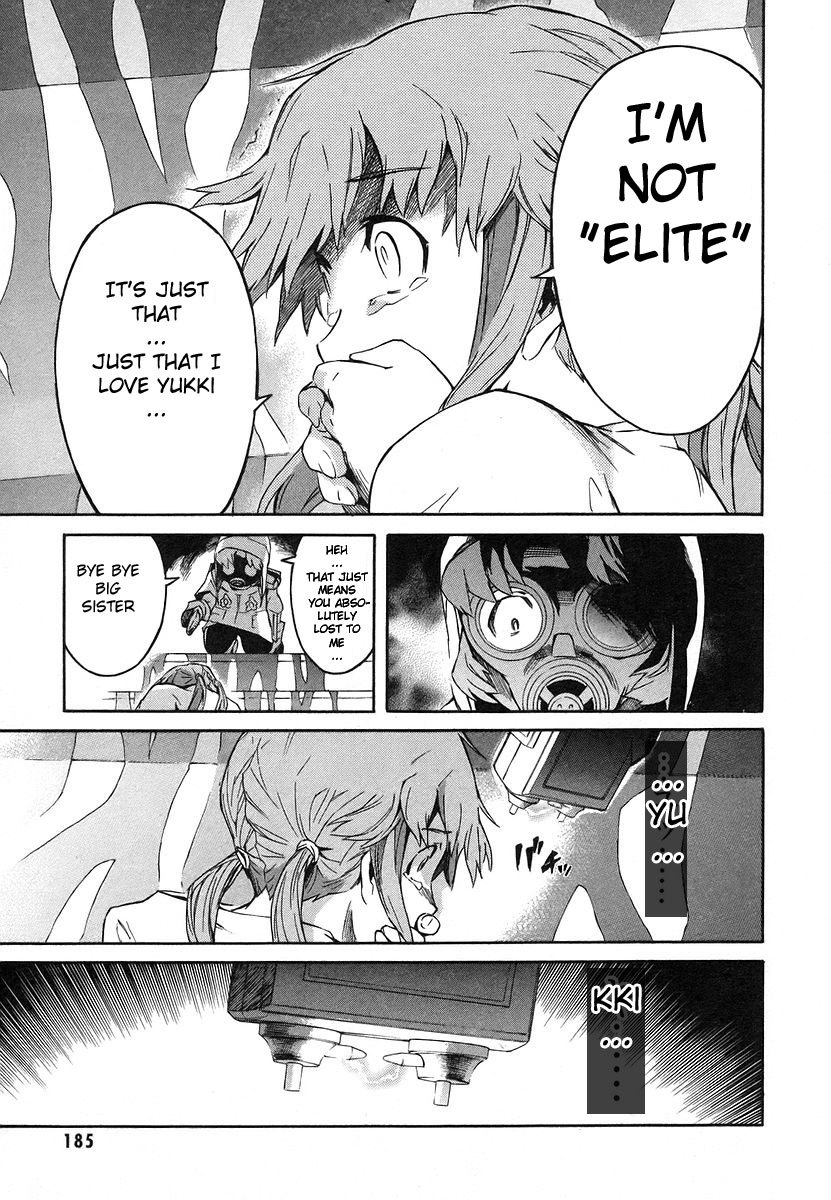 Mirai Nikki Chapter 13 page 24 - Chapter 13: Third Day - Battlefield Playhouse