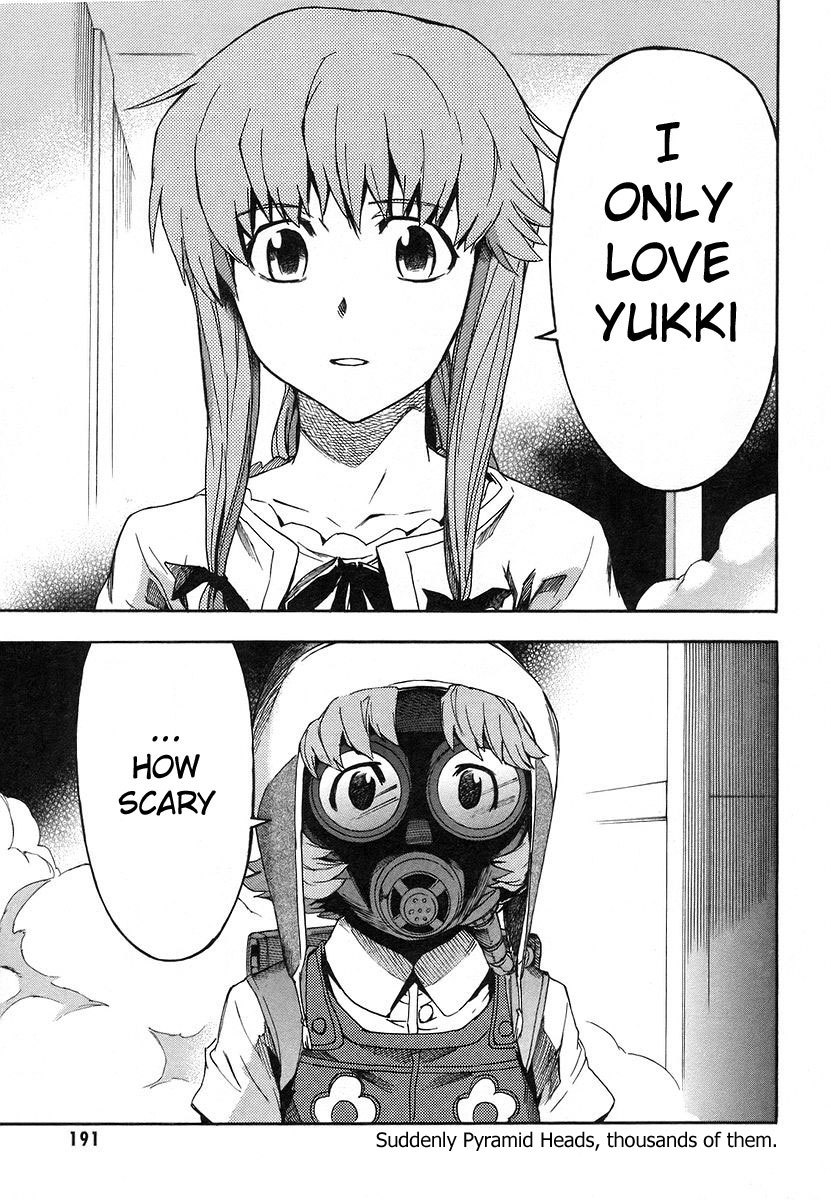Mirai Nikki Chapter 13 page 29 - Chapter 13: Third Day - Battlefield Playhouse