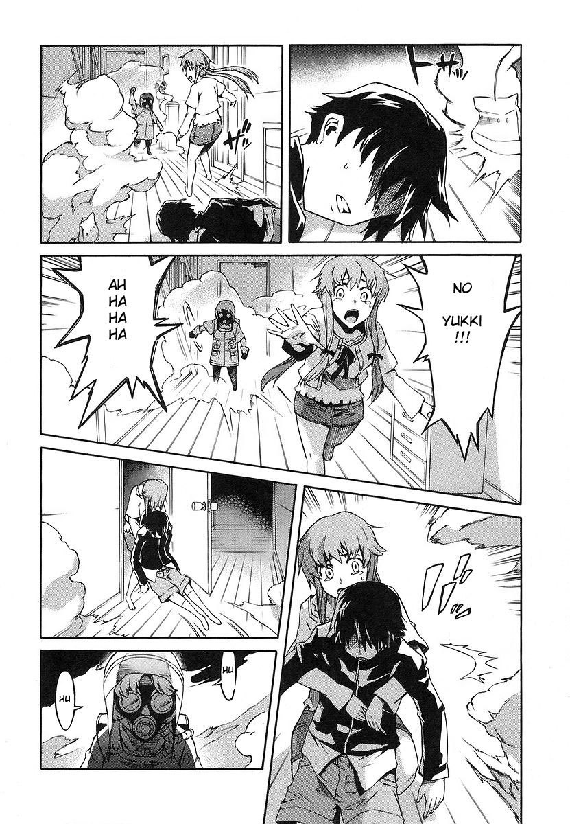 Mirai Nikki Chapter 13 page 3 - Chapter 13: Third Day - Battlefield Playhouse