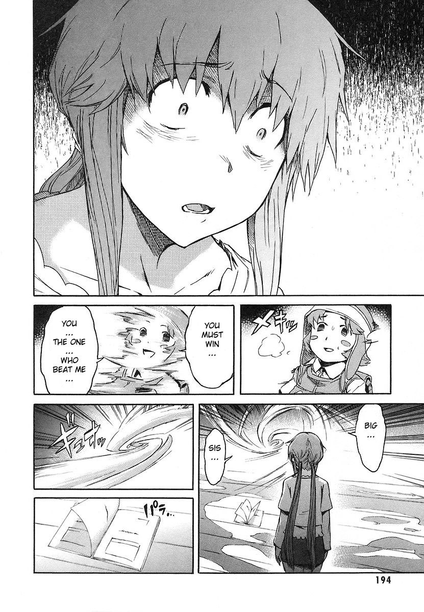 Mirai Nikki Chapter 13 page 32 - Chapter 13: Third Day - Battlefield Playhouse