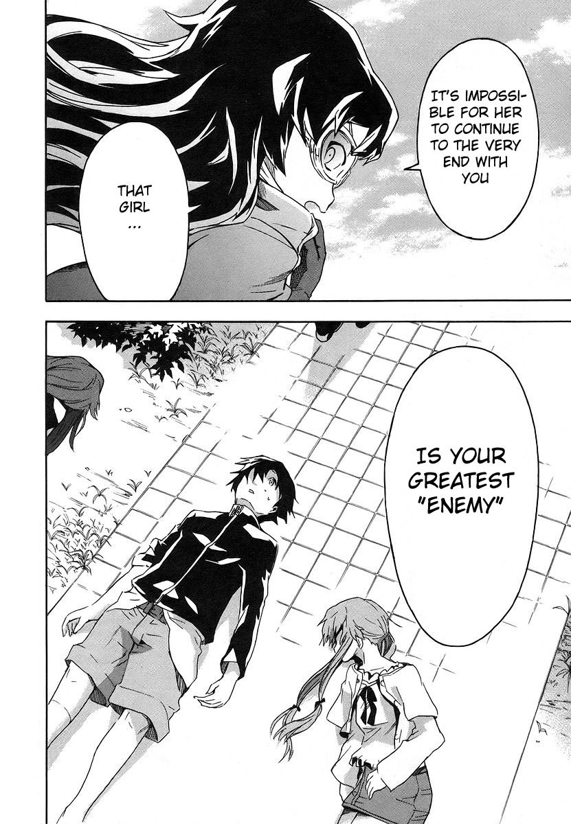 Mirai Nikki Chapter 13 page 36 - Chapter 13: Third Day - Battlefield Playhouse