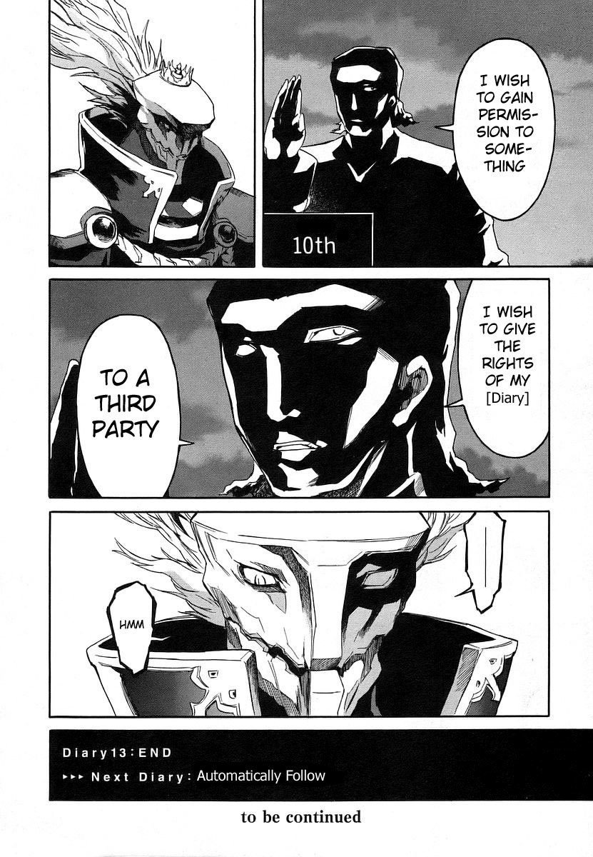 Mirai Nikki Chapter 13 page 39 - Chapter 13: Third Day - Battlefield Playhouse
