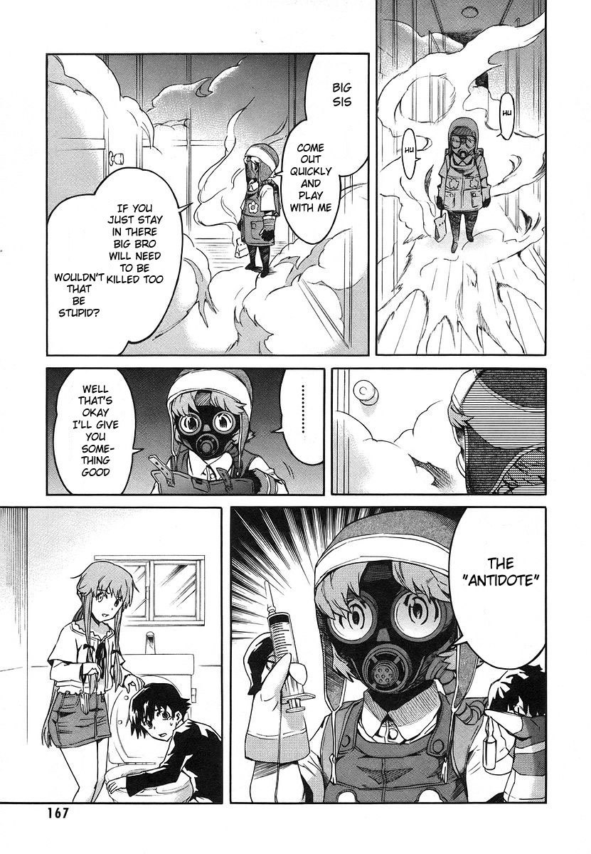 Mirai Nikki Chapter 13 page 6 - Chapter 13: Third Day - Battlefield Playhouse