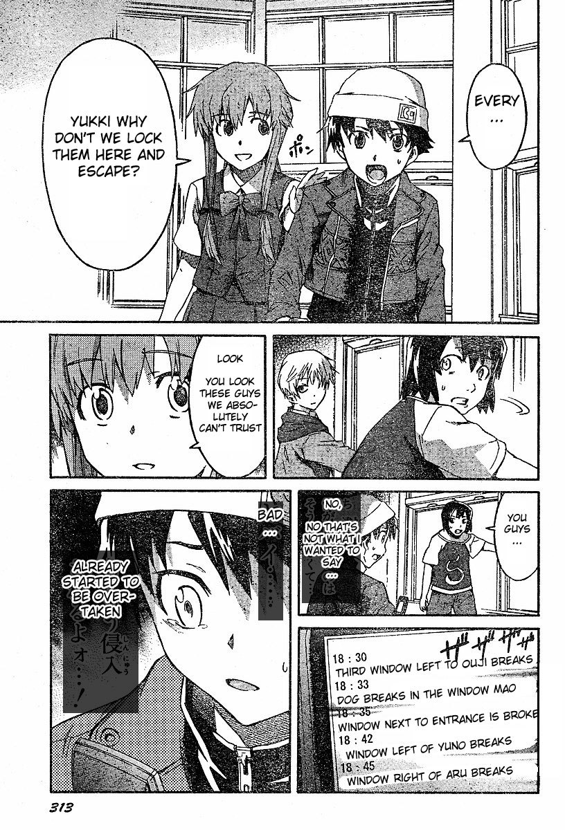 Mirai Nikki Chapter 15 page 20 - Chapter 15: A Certain World