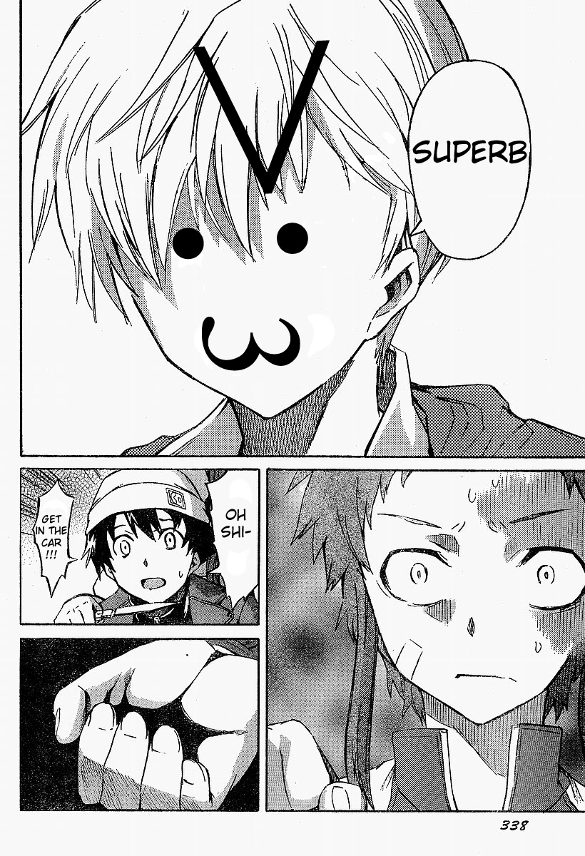 Mirai Nikki Chapter 16 page 24 - Chapter 16: Relatives Engage in Battle