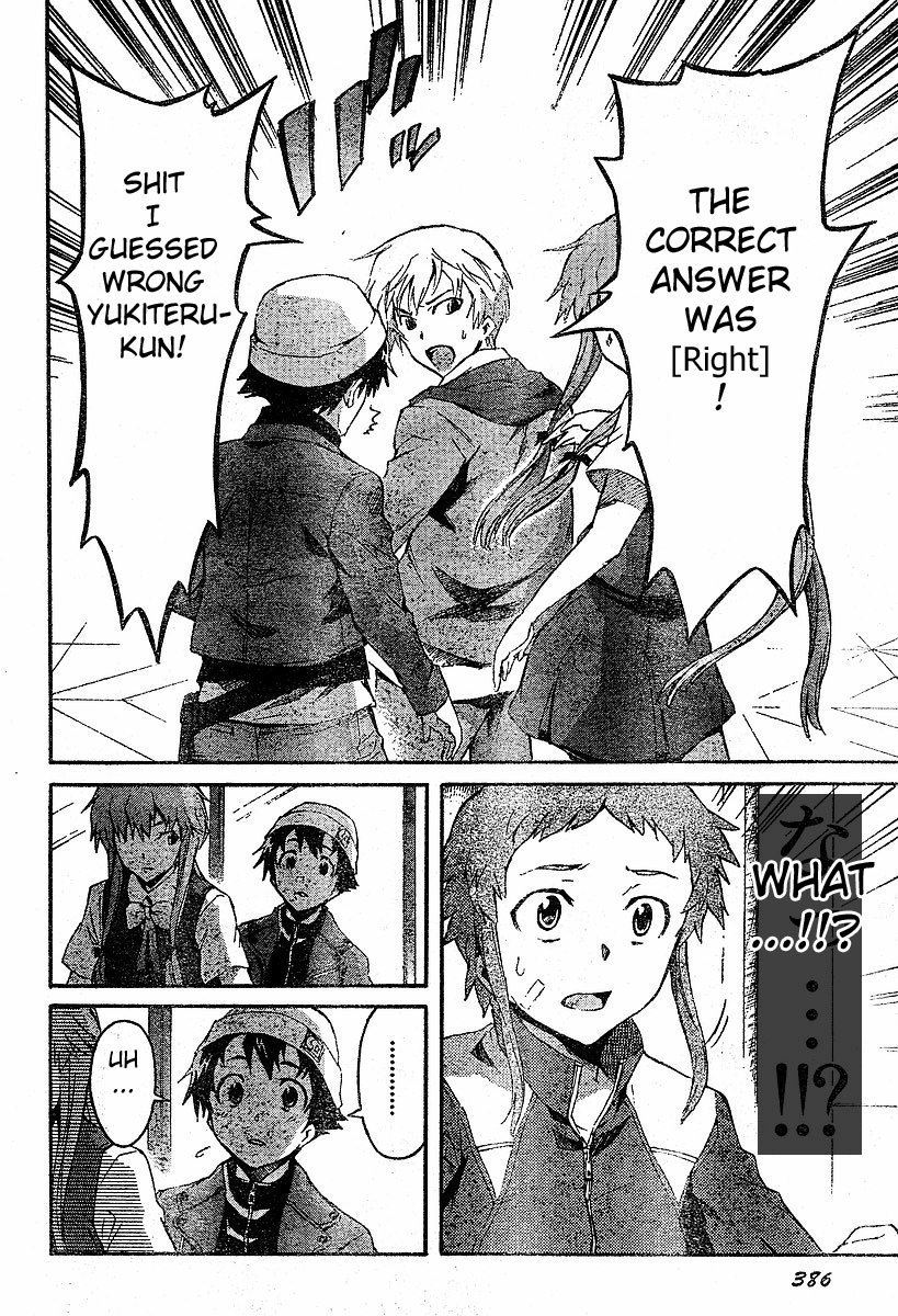 Mirai Nikki Chapter 17 page 19 - Chapter 17: Most Powerful of the Non-Owners