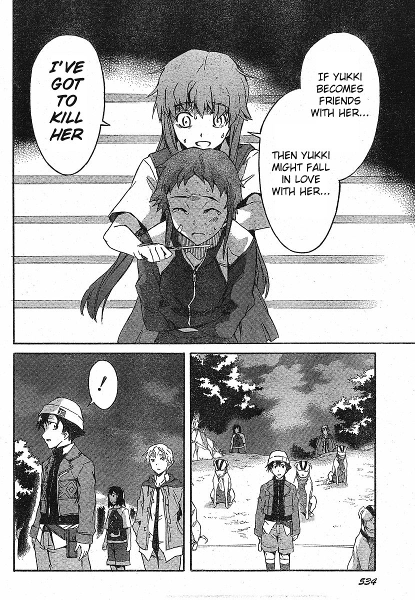 Mirai Nikki Chapter 18 page 24 - Chapter 18: Even With Killing You