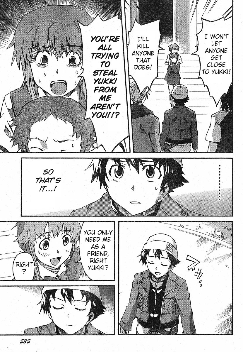 Mirai Nikki Chapter 18 page 25 - Chapter 18: Even With Killing You