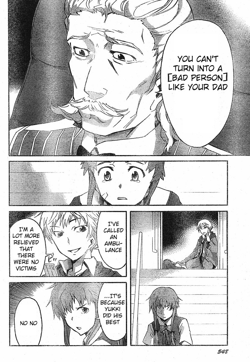 Mirai Nikki Chapter 18 page 37 - Chapter 18: Even With Killing You