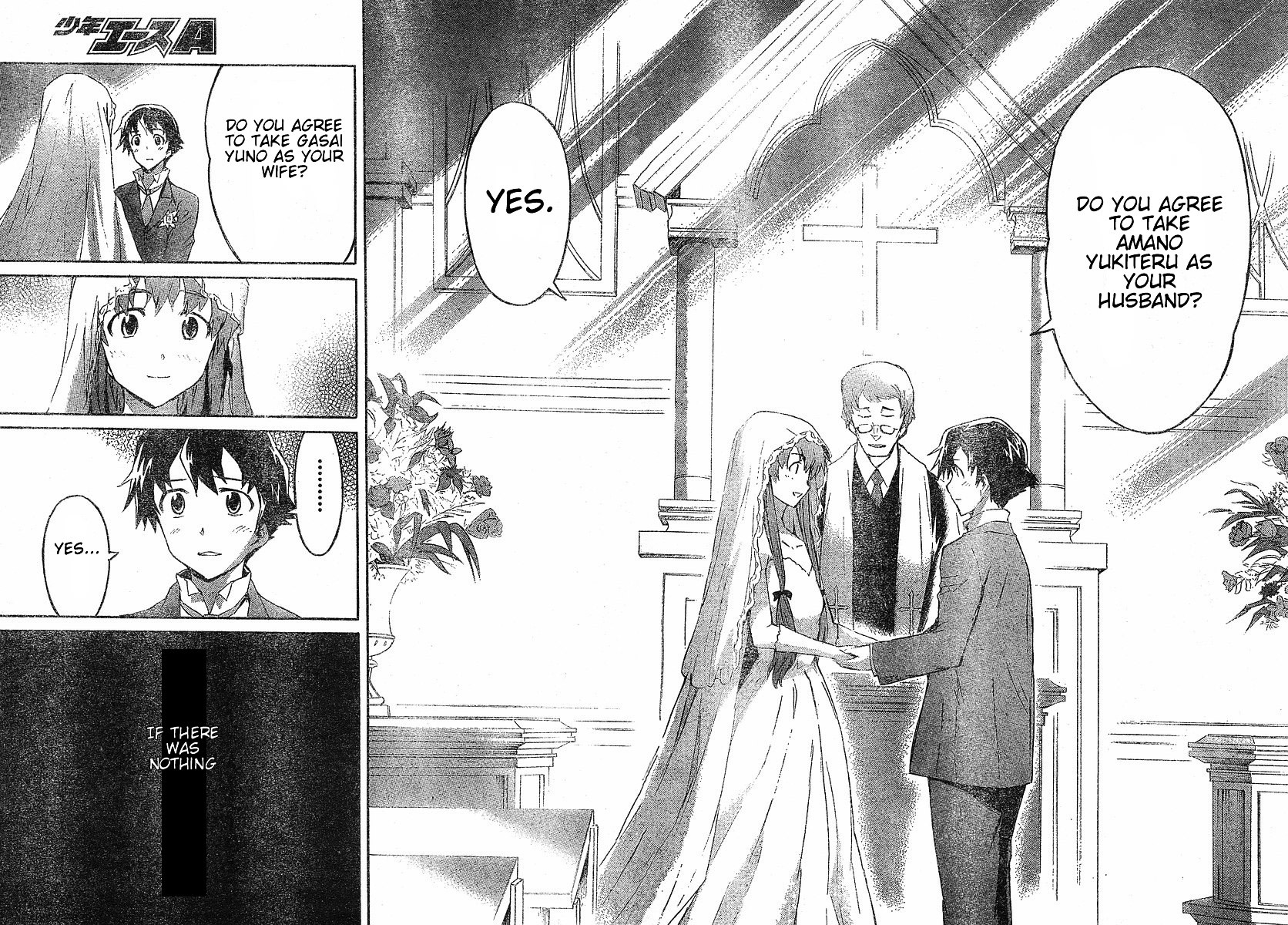 Mirai Nikki Chapter 19 page 22 - Chapter 19: Beyond the Door
