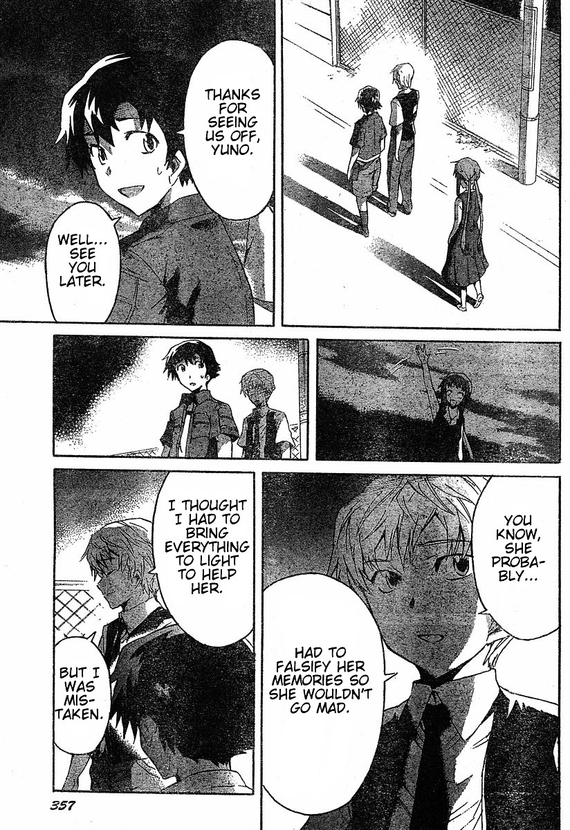 Mirai Nikki Chapter 19 page 31 - Chapter 19: Beyond the Door