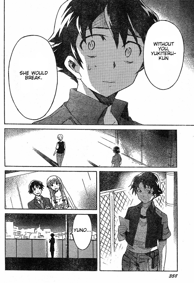 Mirai Nikki Chapter 19 page 32 - Chapter 19: Beyond the Door