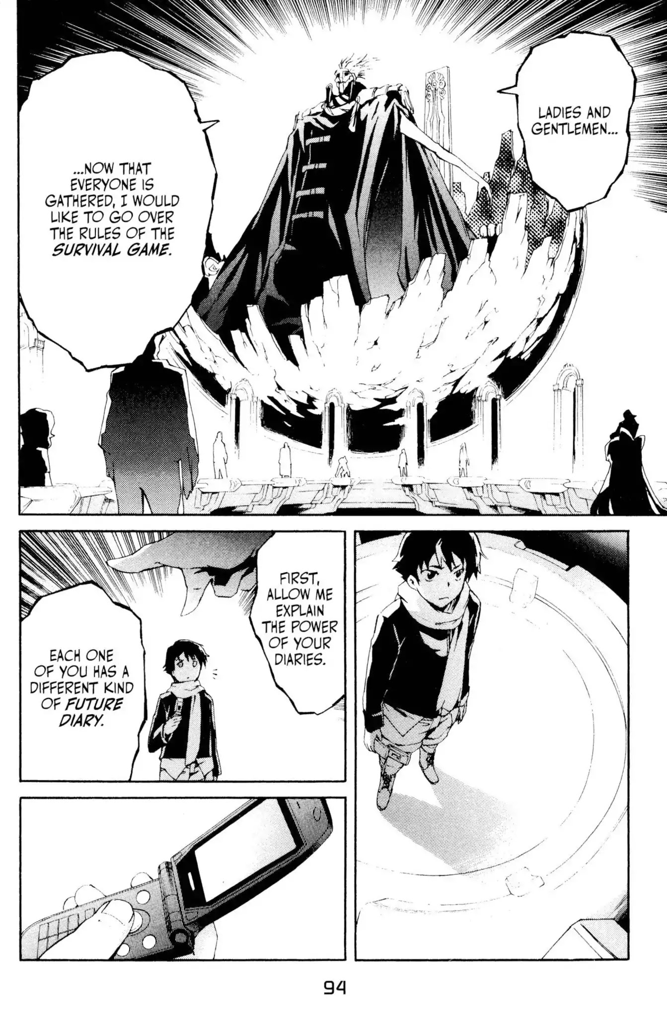 Mirai Nikki Chapter 2 page 12 - Chapter 2: Vol.1 Diary 2: Gathering of the Twelve