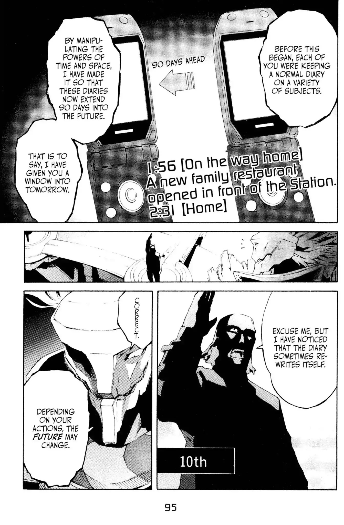 Mirai Nikki Chapter 2 page 13 - Chapter 2: Vol.1 Diary 2: Gathering of the Twelve