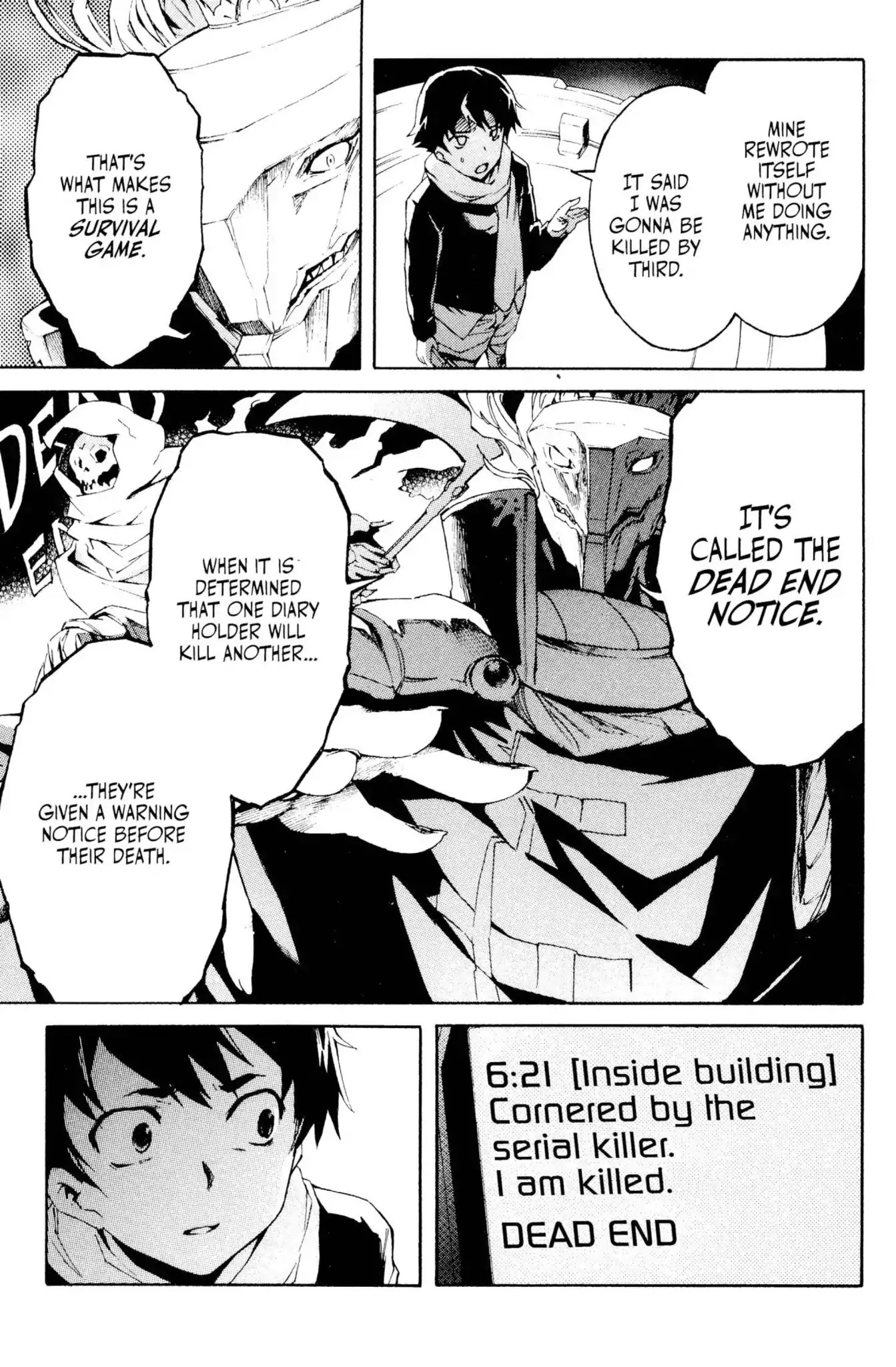 Mirai Nikki Chapter 2 page 15 - Chapter 2: Vol.1 Diary 2: Gathering of the Twelve