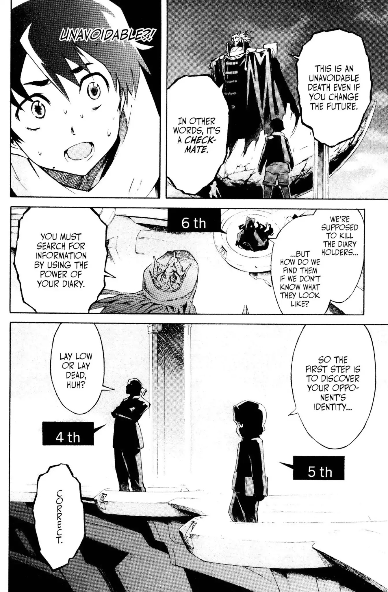 Mirai Nikki Chapter 2 page 16 - Chapter 2: Vol.1 Diary 2: Gathering of the Twelve