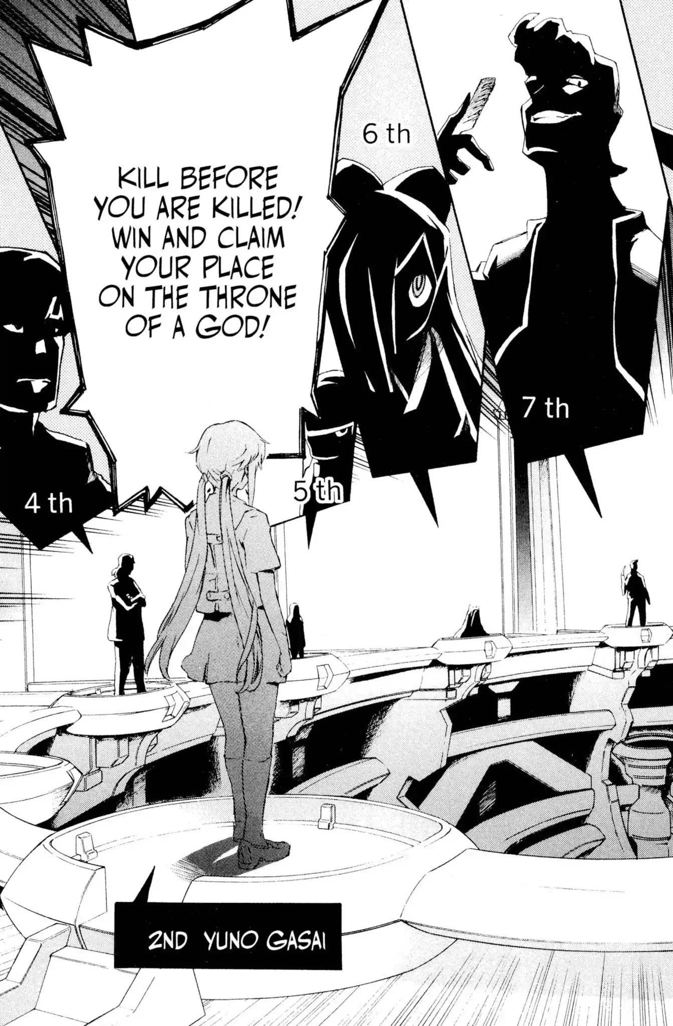 Mirai Nikki Chapter 2 page 21 - Chapter 2: Vol.1 Diary 2: Gathering of the Twelve