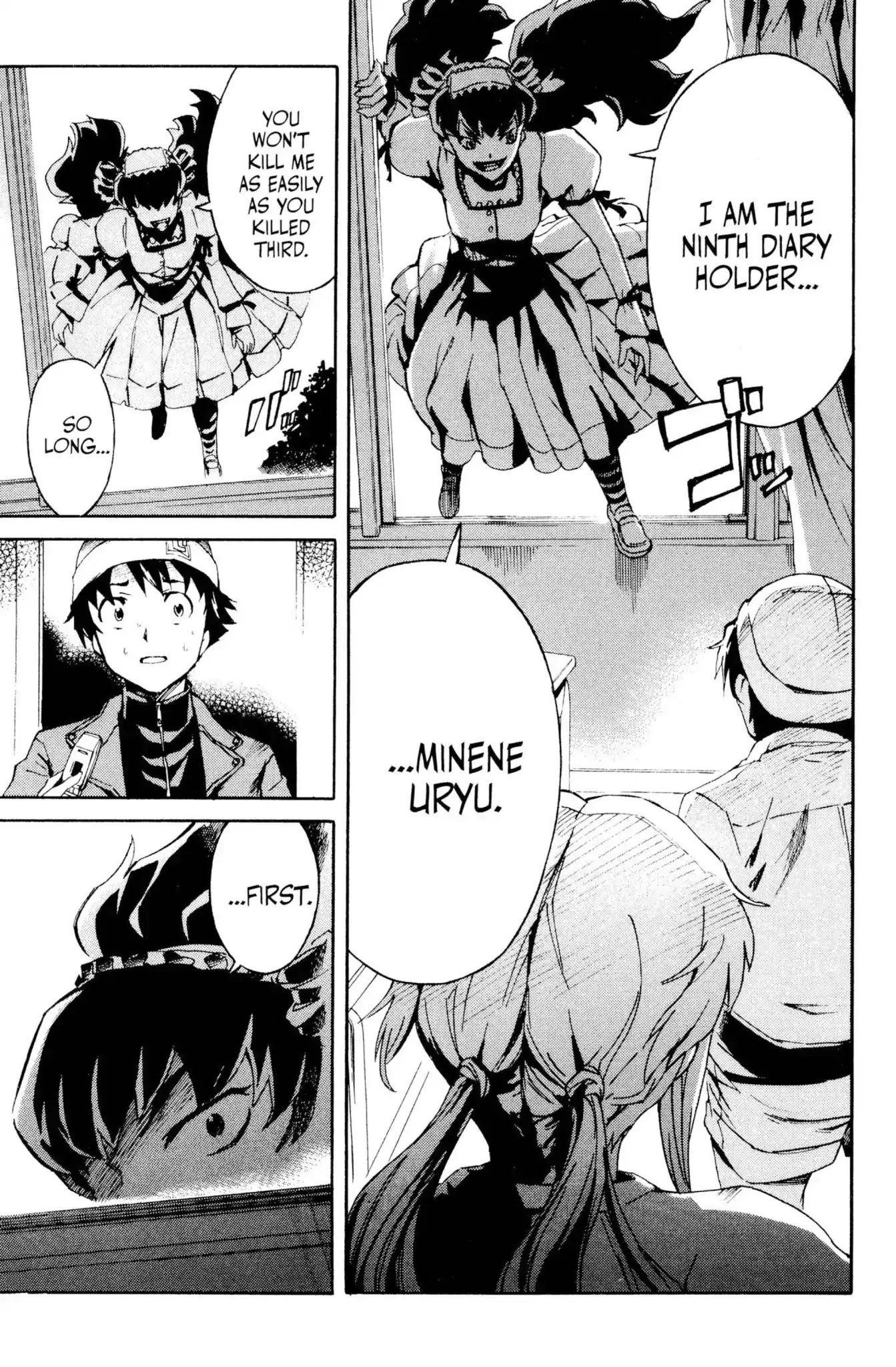 Mirai Nikki Chapter 2 page 37 - Chapter 2: Vol.1 Diary 2: Gathering of the Twelve