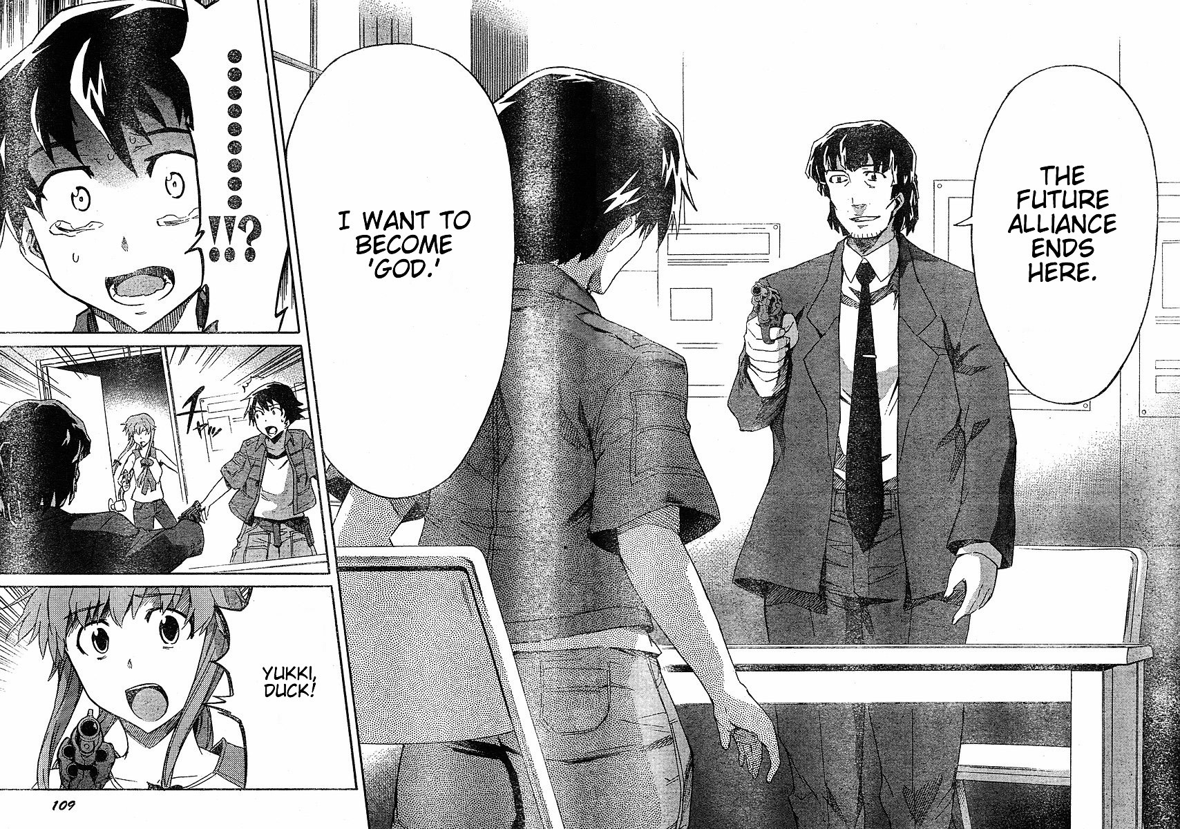 Mirai Nikki Chapter 20 page 19 - Chapter 20: Their Escape