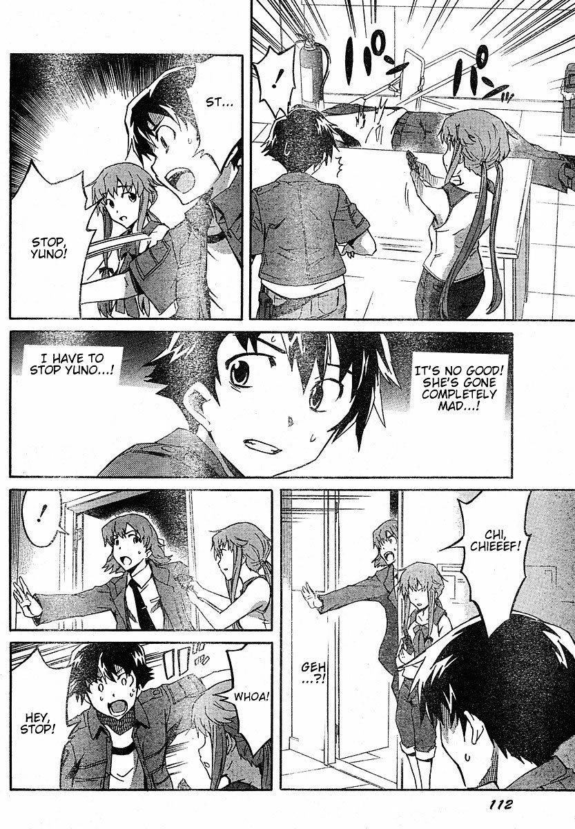 Mirai Nikki Chapter 20 page 22 - Chapter 20: Their Escape