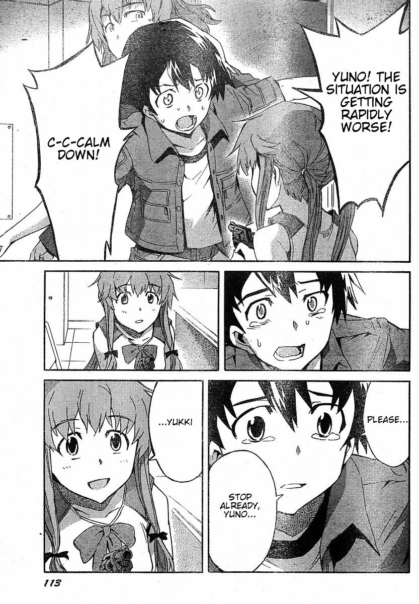 Mirai Nikki Chapter 20 page 23 - Chapter 20: Their Escape