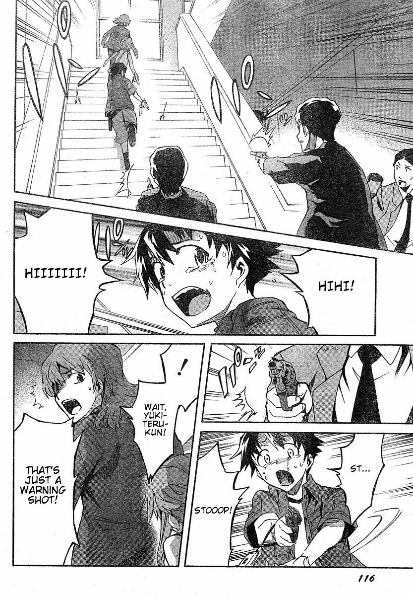 Mirai Nikki Chapter 20 page 26 - Chapter 20: Their Escape
