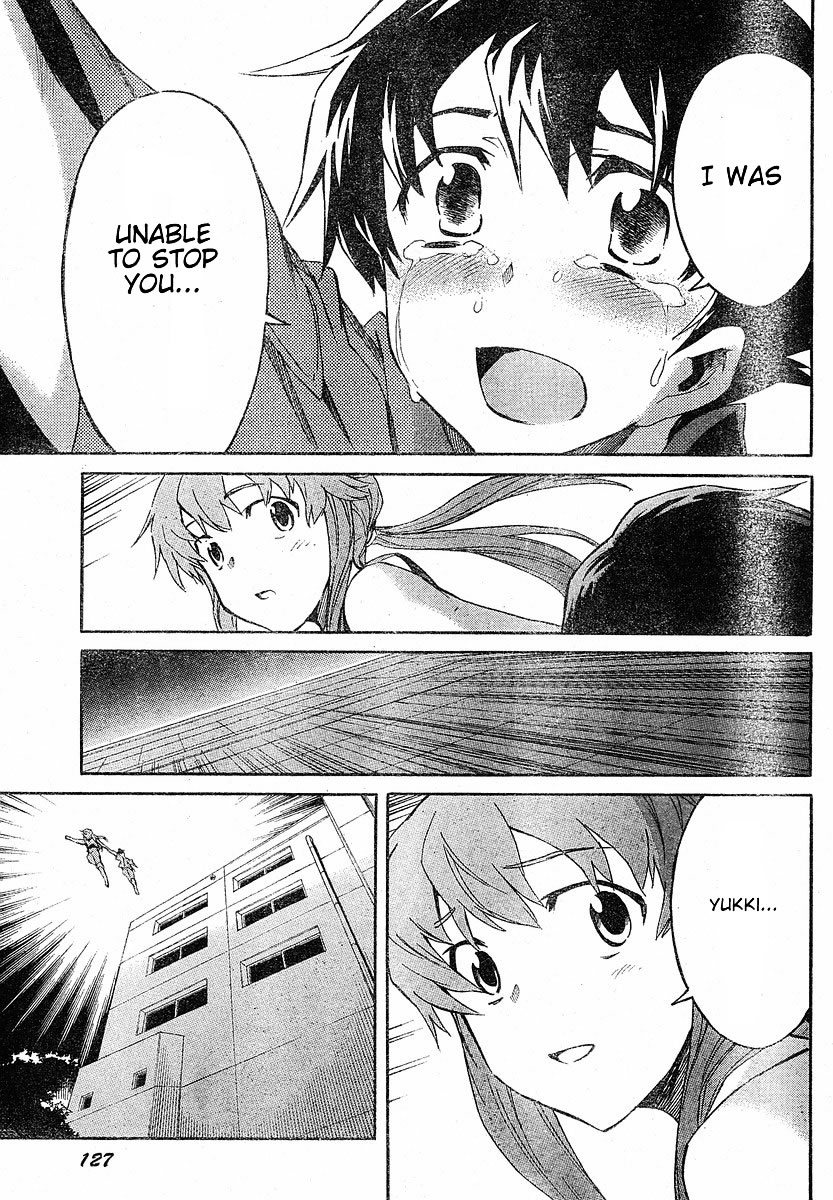Mirai Nikki Chapter 20 page 37 - Chapter 20: Their Escape
