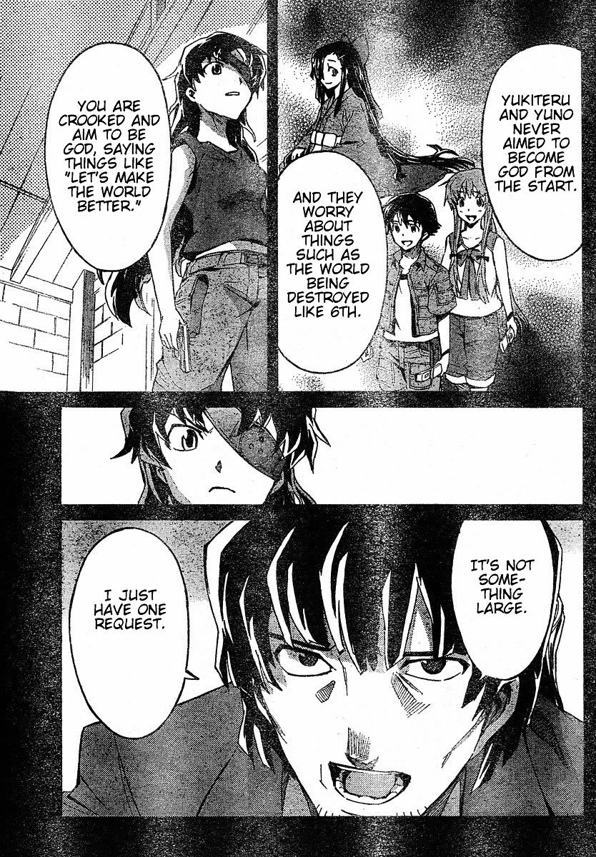 Mirai Nikki Chapter 21 page 14 - Chapter 21: Their Dilemma